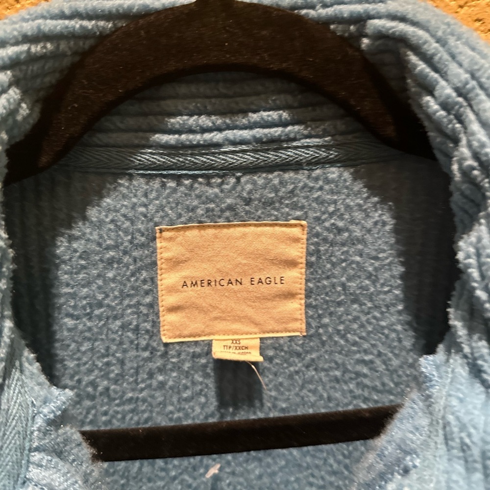 Blue Teddy Bear Sherpa Jacket XS - Picture 5 of 5